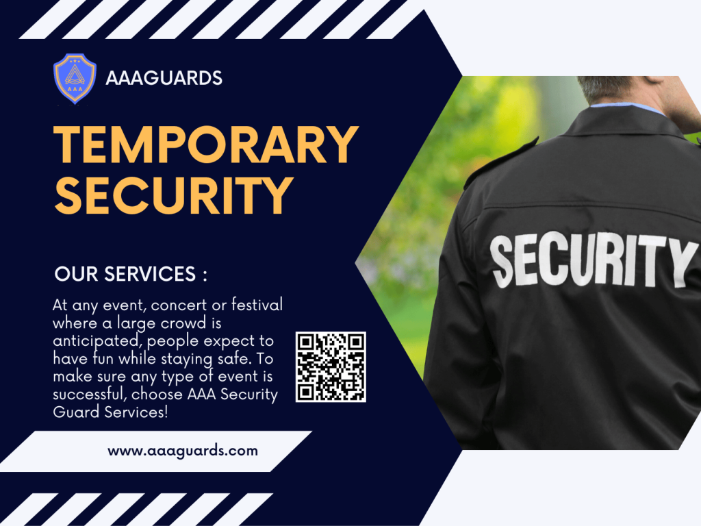 Temporary Security Services - AAA Security Guards in Houston