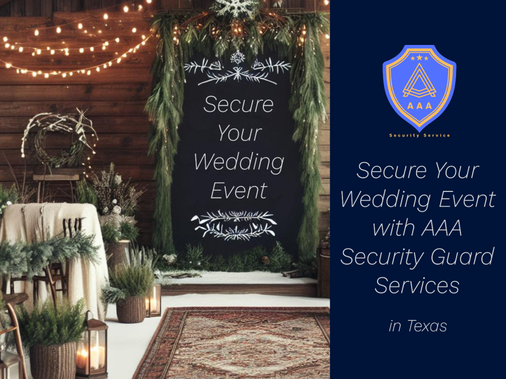 Secure Your Wedding Event Security