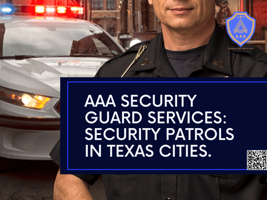 AAA Security Guard Services offers expert security patrols across Texas cities. Our vigilant guards ensure your safety is always our priority. #PatrolServices #SecureTexas #AAAsecurity