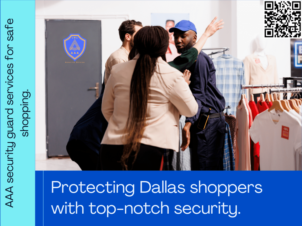 secure shopping in dallas with aaa security guard services