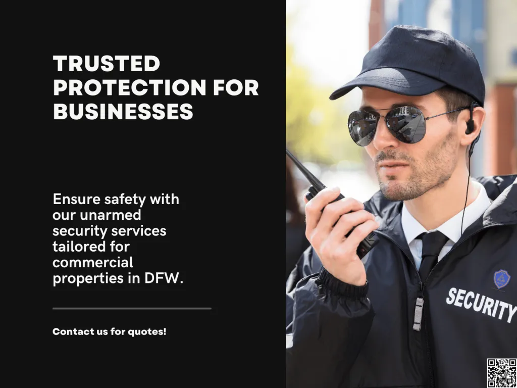 Unarmed Security Solutions for Commercial Properties in DFW - AAA Security Guard Services
