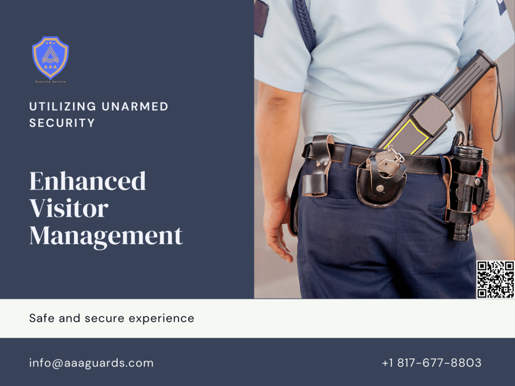 Unarmed security for visitor management – AAA Guards – Dallas, Houston, Austin
