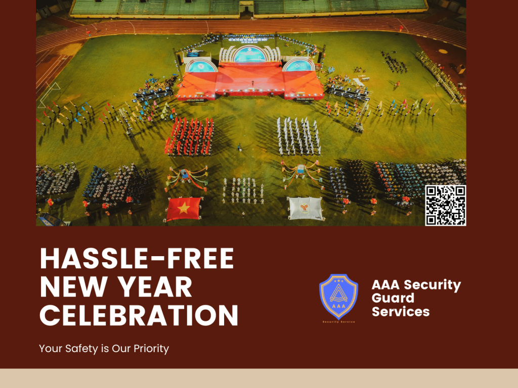 Event security for New Year celebration – AAA Guards – Dallas, Houston, Fort Worth