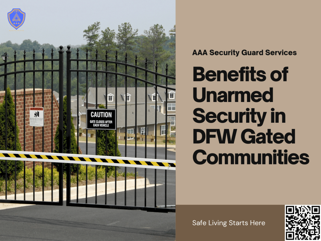 Unarmed security for theaters – AAA Guards – Dallas, Fort Worth