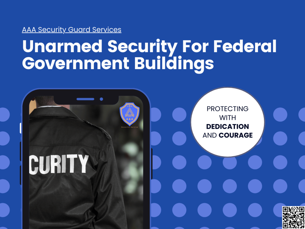 Unarmed security officers for government buildings Texas