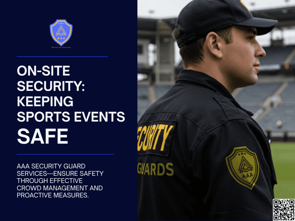 On-site sports event security guard Texas – AAA Security Guards