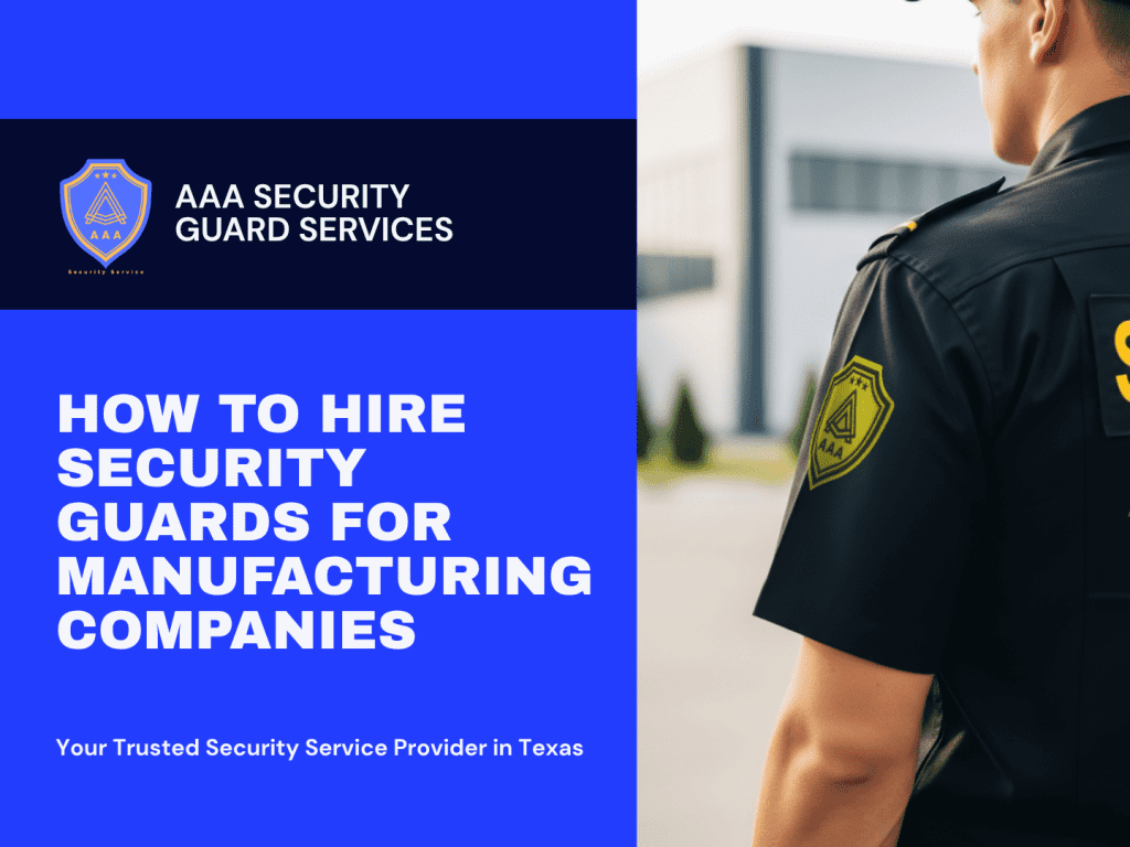 security guard company AAA Security Guards in Houston