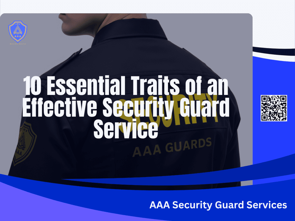 Effective security guard service attributes in Texas