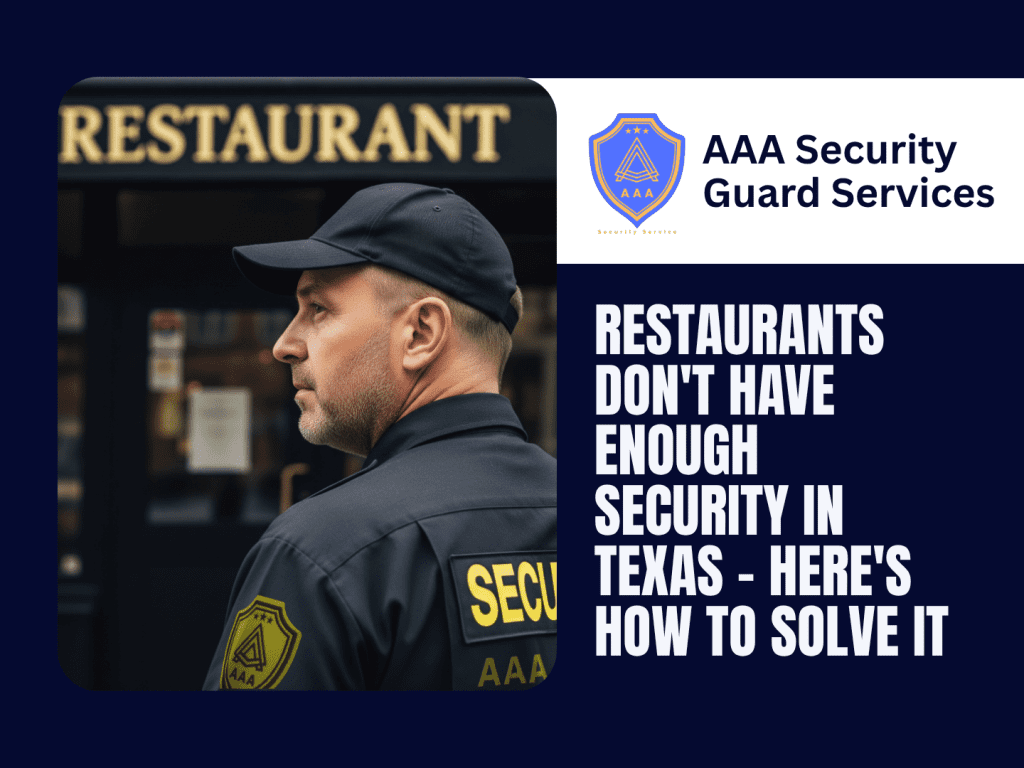 Five basic duties of security guards in Texas facilities