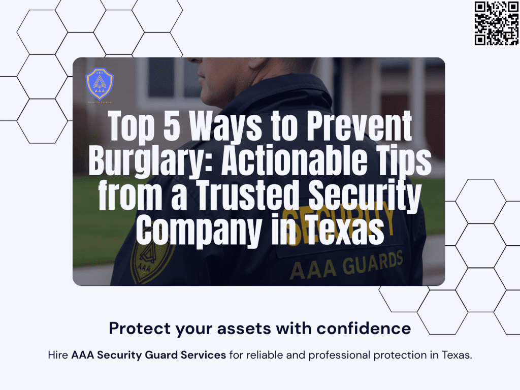 Top 5 burglary prevention tips for Texas businesses