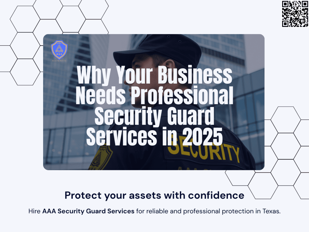 Expert security guard services needed for Texas businesses