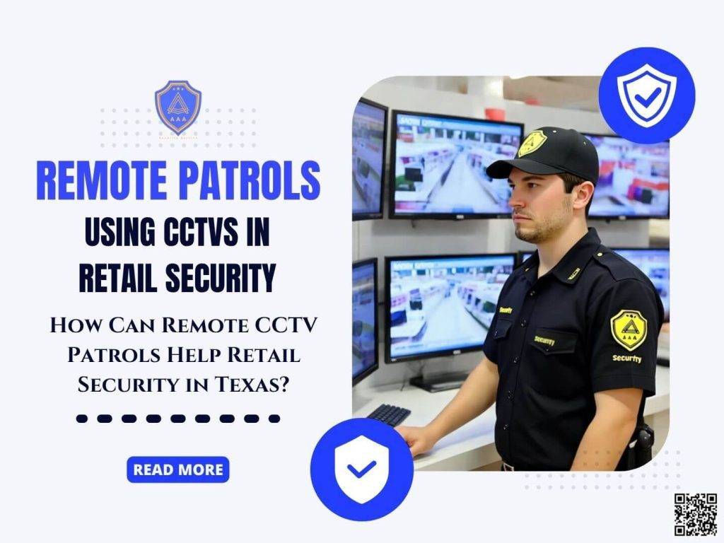 CCTV monitoring for retail security solutions.