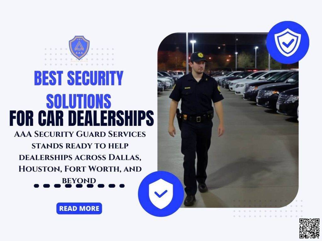 car dealership security guard services - AAA SECURITY Guard Company