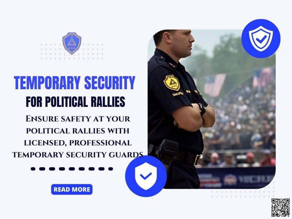 Temporary Security for Political Rallies in Texas - AAA Security Guards