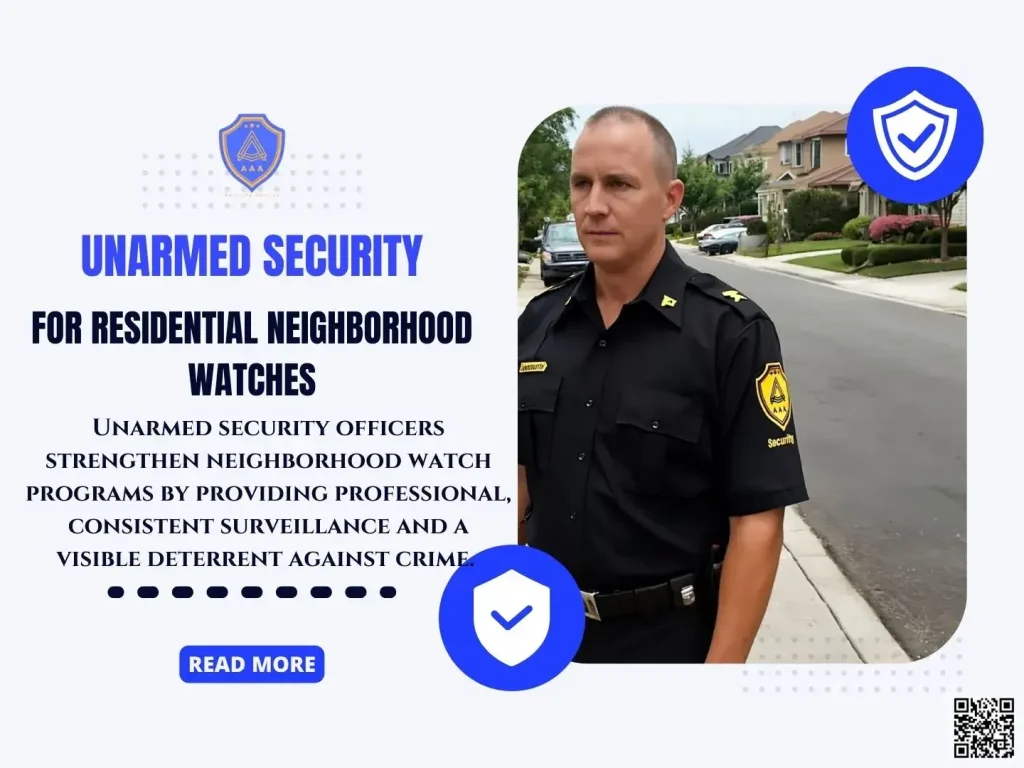 Unarmed Security for Residential Neighborhood Watches in Bedford