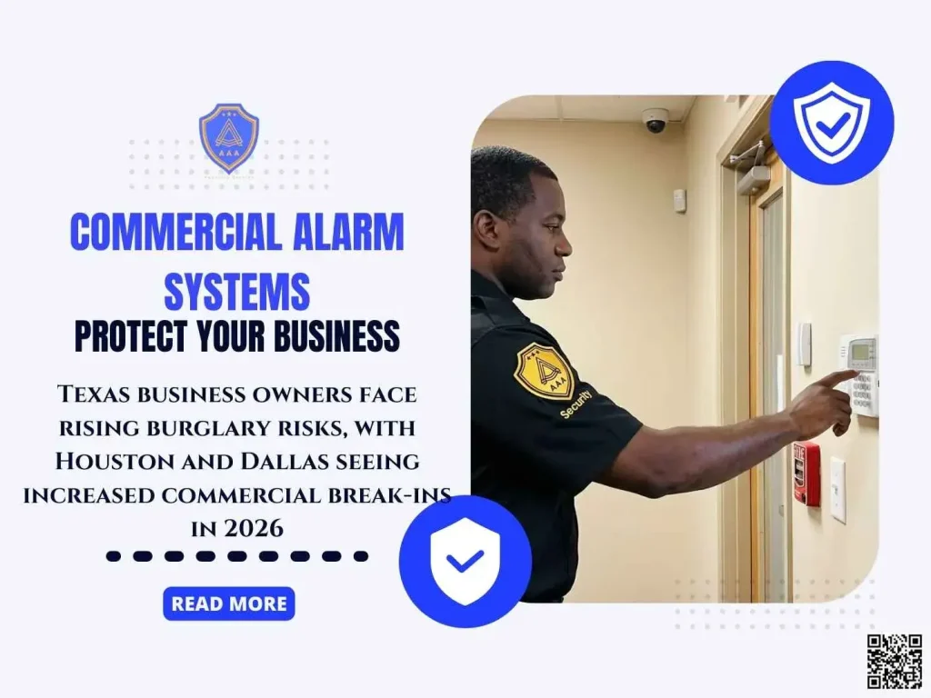 Commercial Alarm Systems in Texas - aaa security guards