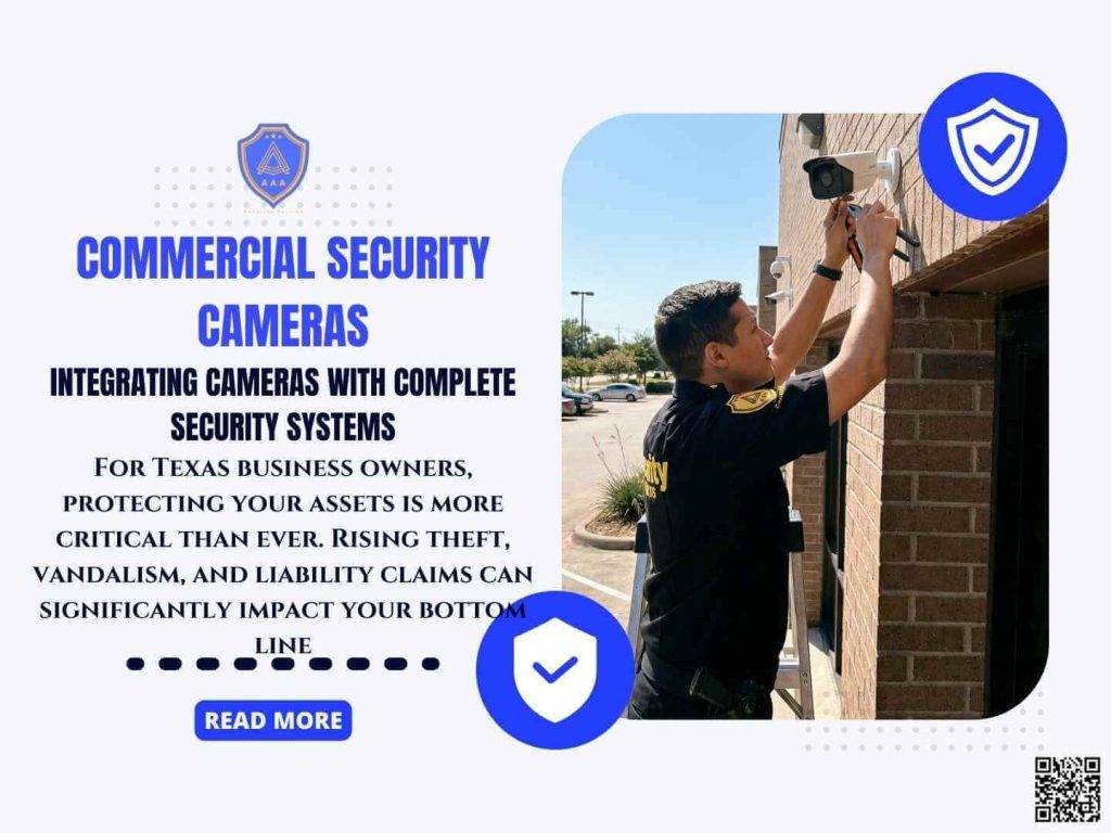 Commercial Security Cameras in Texas - aaa security guards company
