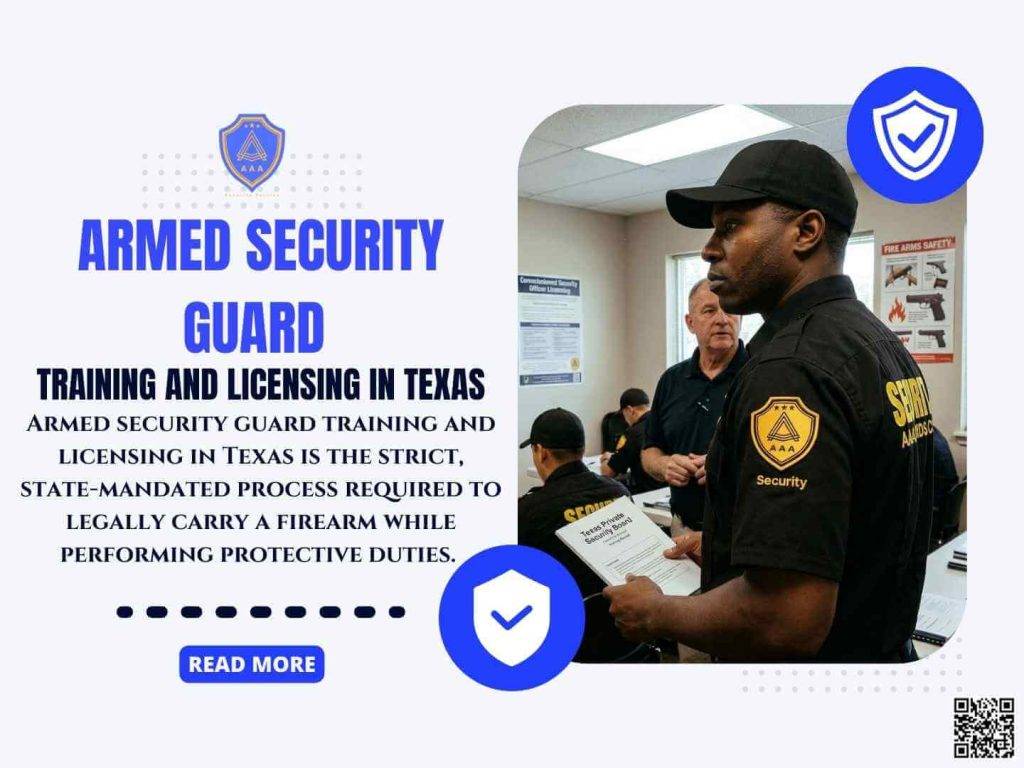 Armed Security Guard Training and Licensing in Texas