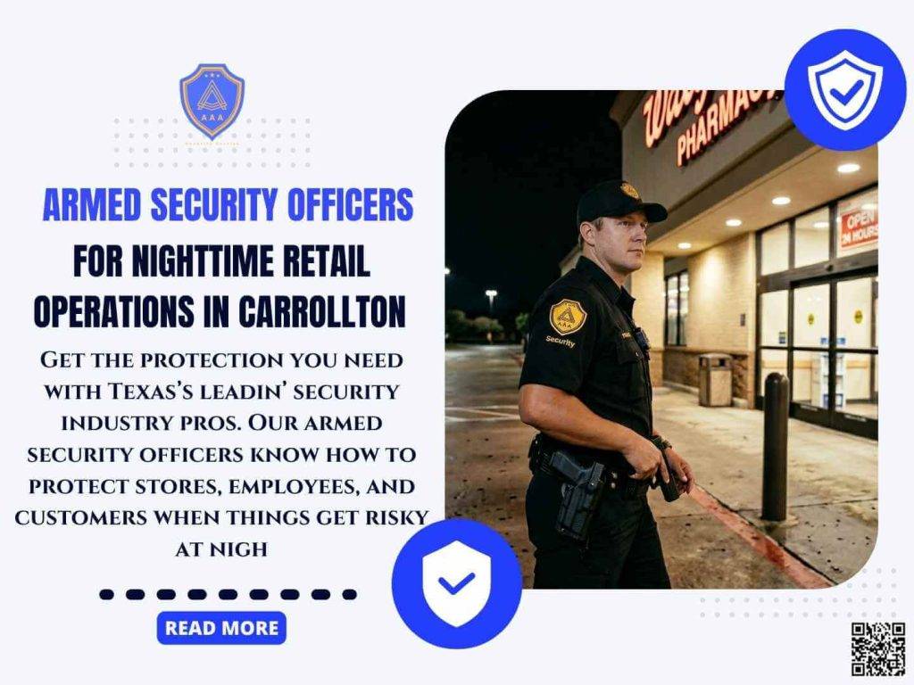 Armed Security Officers for Nighttime Retail Operations in Carrollton
