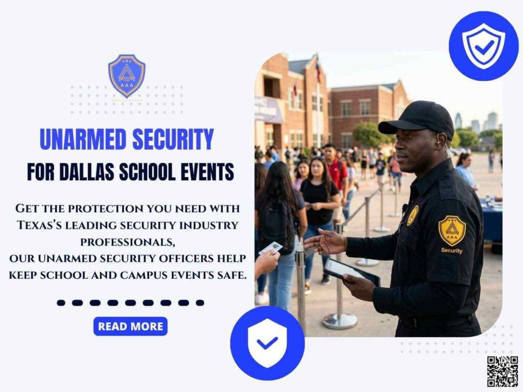Unarmed Security for Dallas School Events