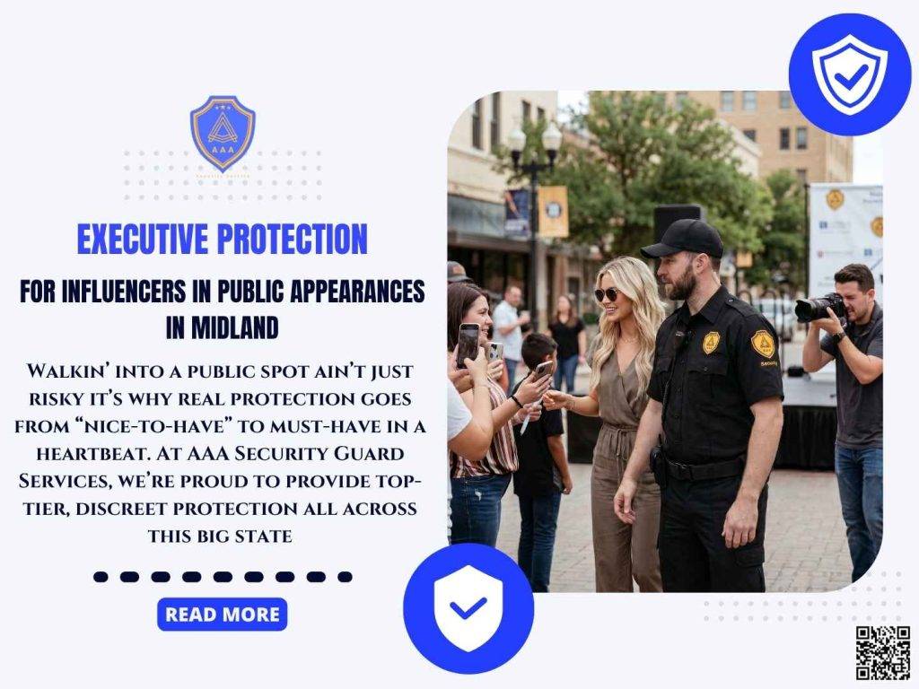 Executive Protection for Influencers in Midland Texas