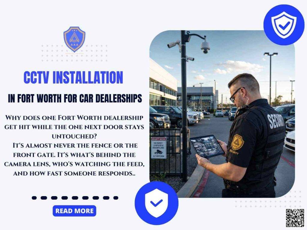 CCTV Installation in Fort Worth for Car Dealerships : A Theft Prevention Guide.
