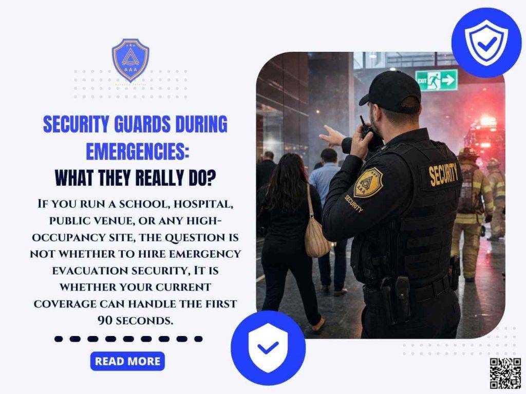 Security Guards During Emergencies: What They Really Do?