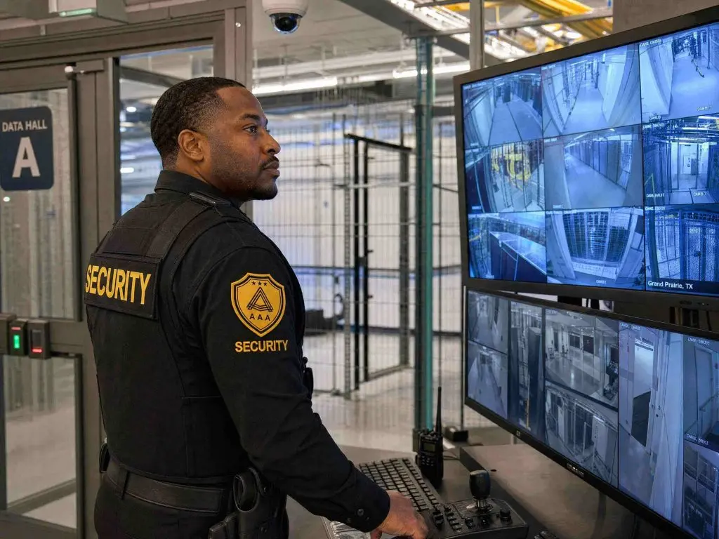 Data Center Security for Grand Prairie Data Centers: CCTV Monitoring and Onsite Guards