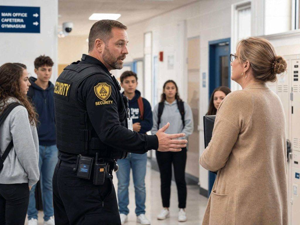 Security Guards for Schools: When Teachers Should Call for Fight Response Support