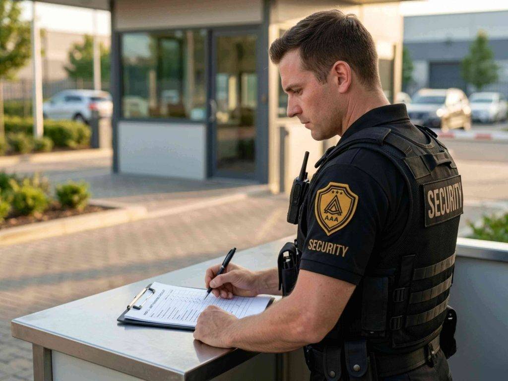 Security Guard Shift Handover Checklist for 24/7 Properties